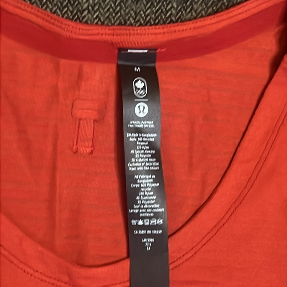 NWOT Lululemon Men’s Red Olympic Pan American Team Tank Top sz M - Picture 6 of 9